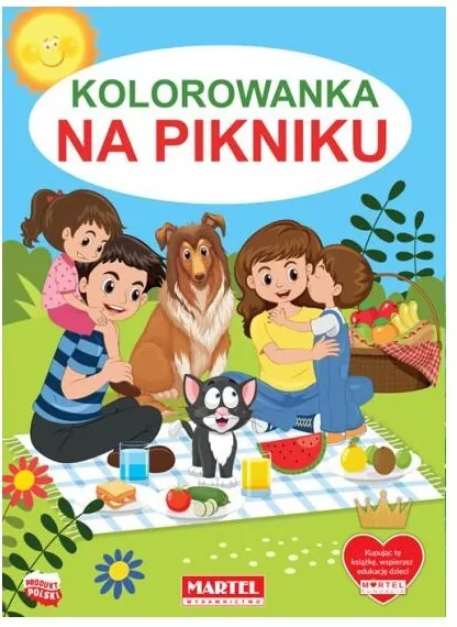 Na pikniku. Kolorowanki - tantis.pl