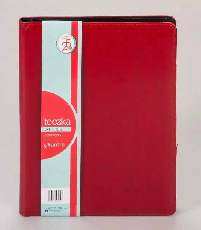 Teczka A4 706 czerwona ANTRA - tantis.pl