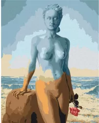 Malowanie po numerach. Wizerunek dziewczyny 40x50