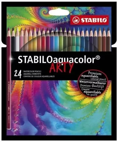 Kredki akwarelowe Aquacolor 24 kolory STABILO - tantis.pl