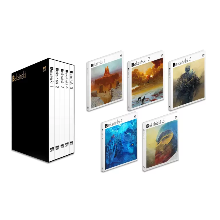 Beksiński miniatury w etui. Tom 1-5 - tantis.pl