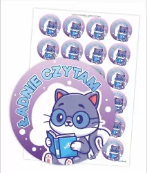 Naklejki pochwały - Ładnie czytam