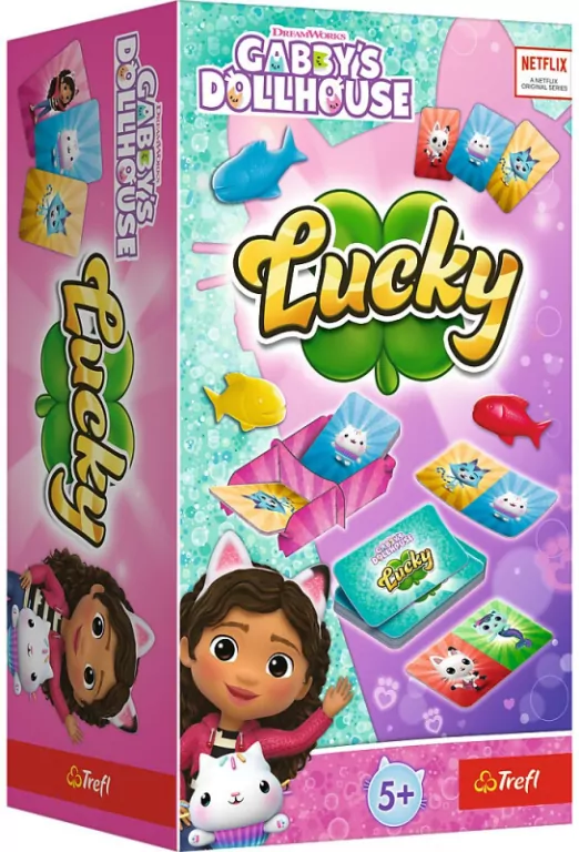 Gra planszowa Lucky Gabby's Dollhouse TREFL - tantis.pl