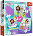 Trefl. Puzzle 3w1. Aktywności Gabby - tantis.pl