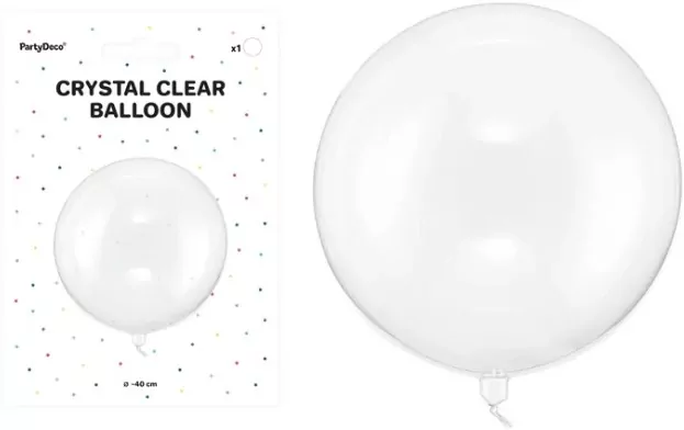 Balon transparentny 40cm. Kula - tantis.pl