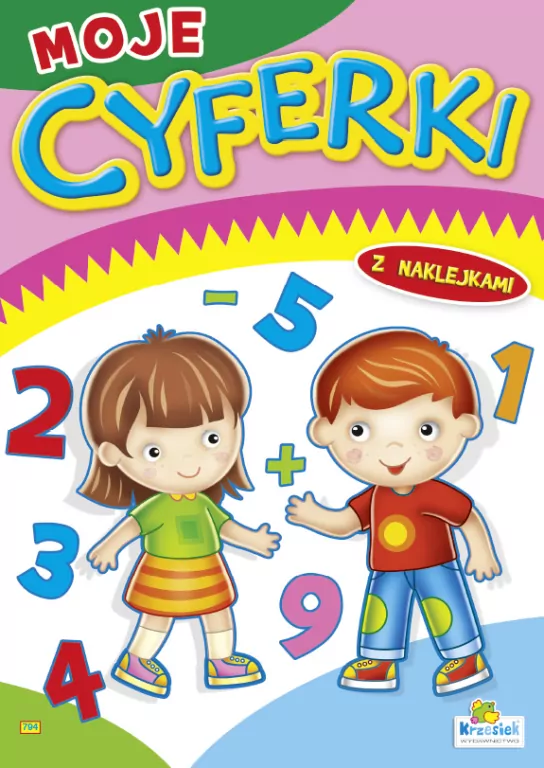 Moje cyferki z naklejkami - tantis.pl