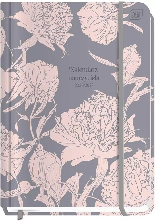 Kalendarz nauczyciela 2026/27 B5 Peony - tantis.pl