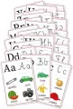 Plansze edukacyjne A4. Alfabet - tantis.pl