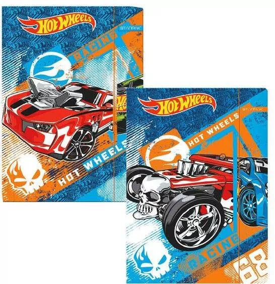 Teczka z gumką A4. Hot Wheels - tantis.pl