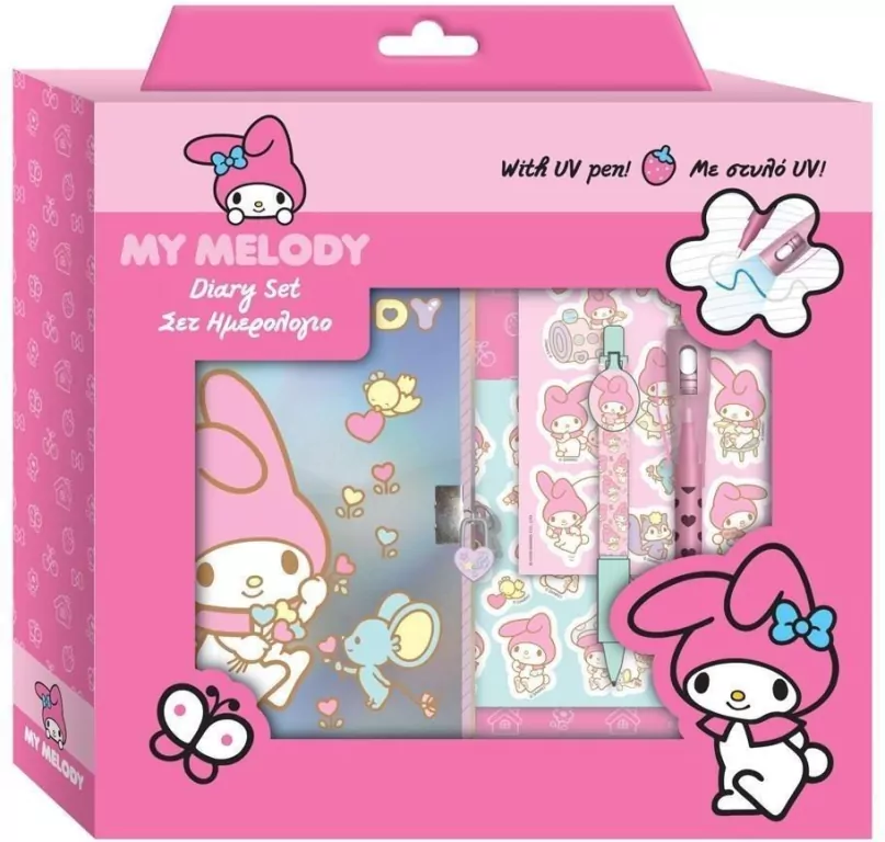 Pamiętnik z długopisem uv my melody - tantis.pl