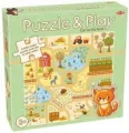 Tactic. Puzzle z grą. Kot na farmie - tantis.pl