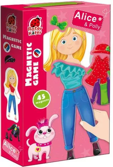 Alice & Polly. Gra magnetyczna ubieranki - tantis.pl