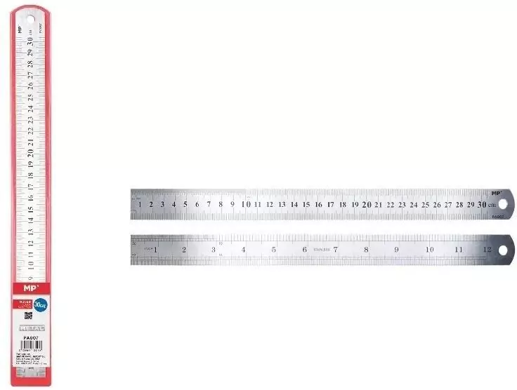 Linijka ze stali nierdzewnej 30cm - tantis.pl