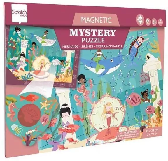 Puzzle magnetyczne i gra 2w1 Syrenki - tantis.pl