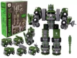 Robot 5w1 skręcany zielony