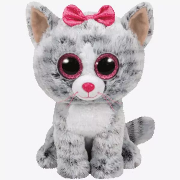 Ty Beanie Boos Kiki. Szary kot 24cm - tantis.pl