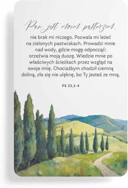 Magnes na lodówkę - Pan jest pasterzem - pejzaż - tantis.pl