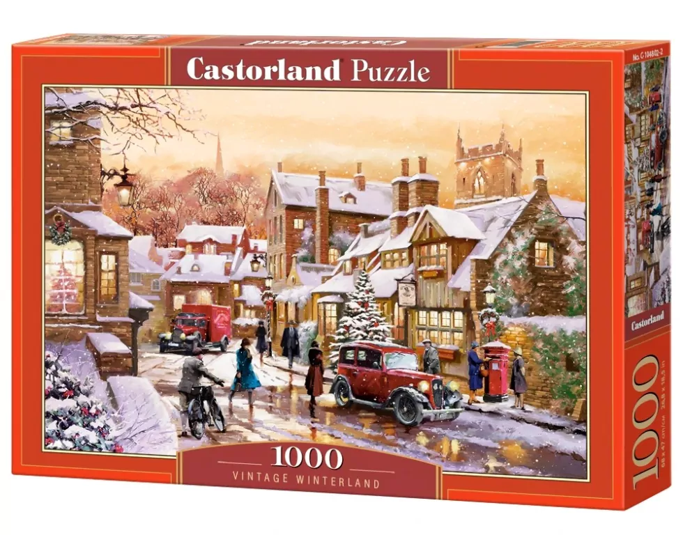 Puzzle 1000 Vintage Winterland CASTOR - tantis.pl