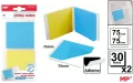 Karteczki samoprzylepne przezrocz 75x75mm - tantis.pl