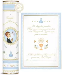 Tuba Pamiątka Komunijna niebieska