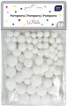 Pompony do dekoracji White - tantis.pl