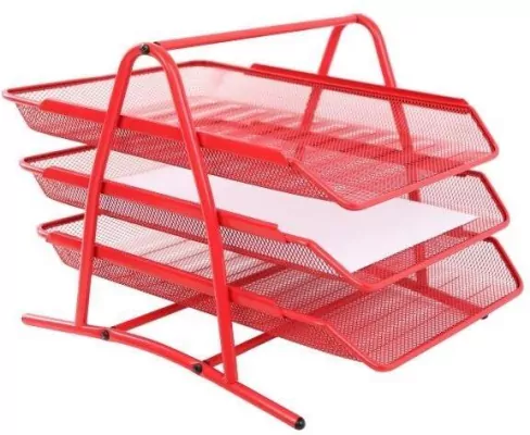 Półka na akta czerwona