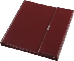Teczka Optimus A4 PVC Bordo
