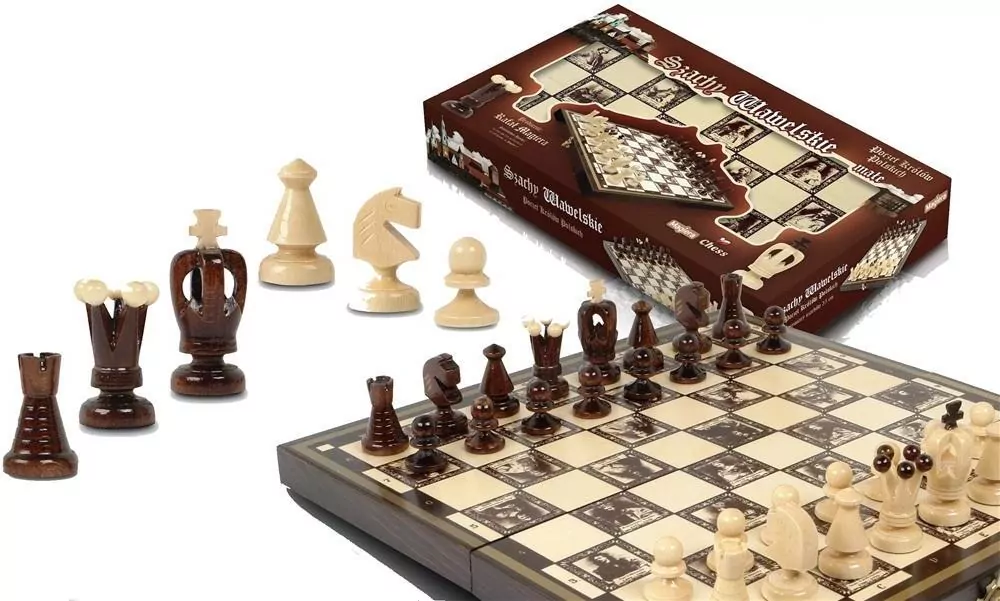 Szachy małe królewskie 35cm - tantis.pl