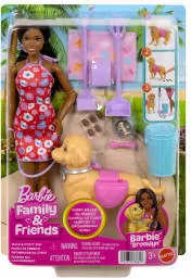 Barbie Spacer z pieskiem czyścioszkiem - tantis.pl