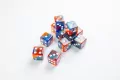 Gamegenic: Galaxy Series - D6 Dice Set (16 mm) - Mars - tantis.pl