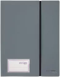 Album ofertowy A4 20 koszul z gumką szary STRIGO