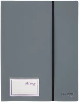 Album ofertowy A4 20 koszul z gumką szary STRIGO