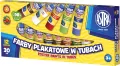 Farby Plakatowe w tubach 12 kolorów 30ml - tantis.pl