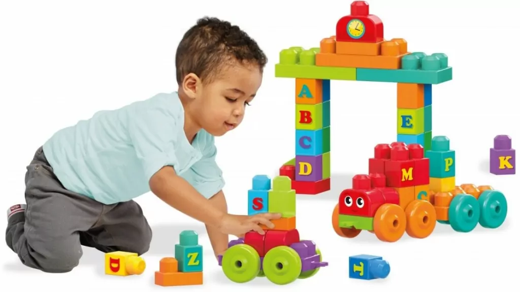 Mega Bloks Pociąg edukacyjny ABC - tantis.pl