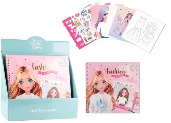 Notes z naklejkami dla projektantek. Big Dream Girl - tantis.pl