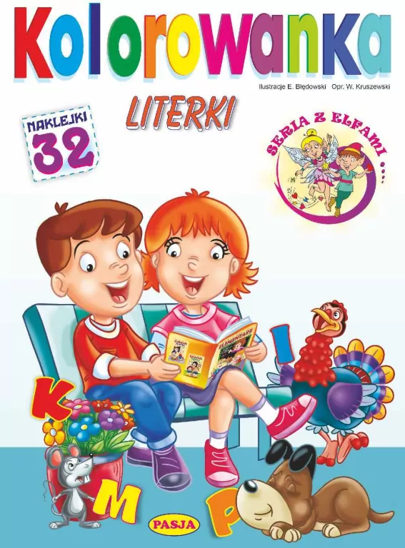 Literki. Kolorowanka - tantis.pl