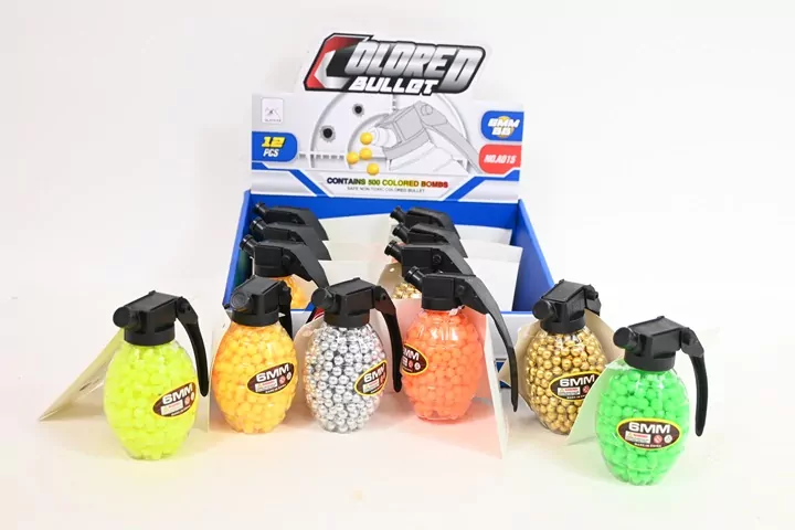 Kulki plastikowe w grancie 6mm MIX - tantis.pl