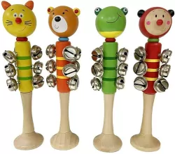 Dzwoneczki drewniane zwierzęta