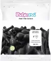 Balony lateksowe Metallic czarne 12cm - tantis.pl