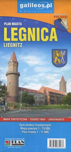 Plan miasta - Legnica/powiat 1:11 000/1:75 000 w.V - tantis.pl