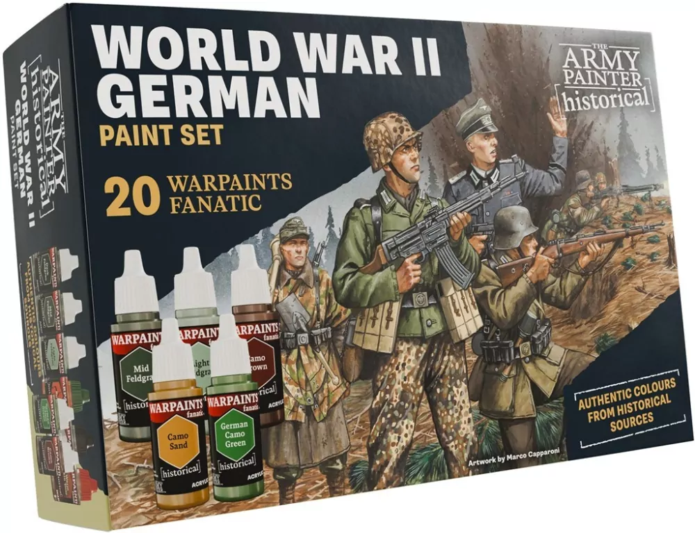 The Army Painter: Historical - World War II - German Paint Set - tantis.pl