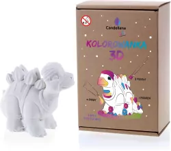 Figurka do pomalowania. Funny Stegosaurus