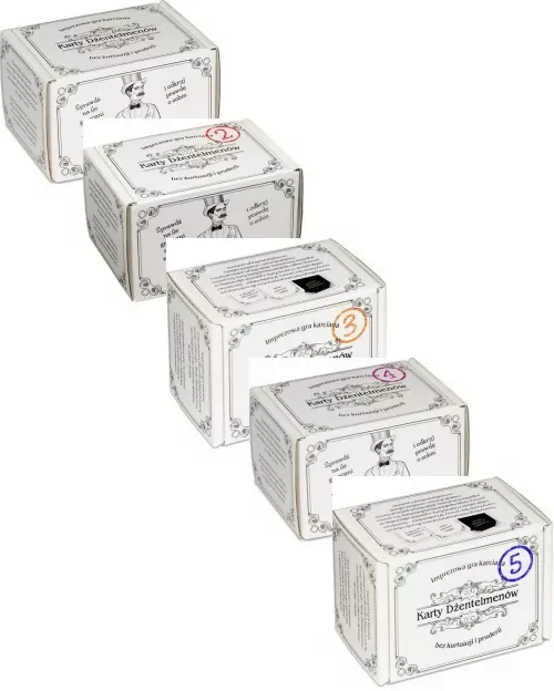 Karty Dżentelmenów. Epizod 1-5 - tantis.pl