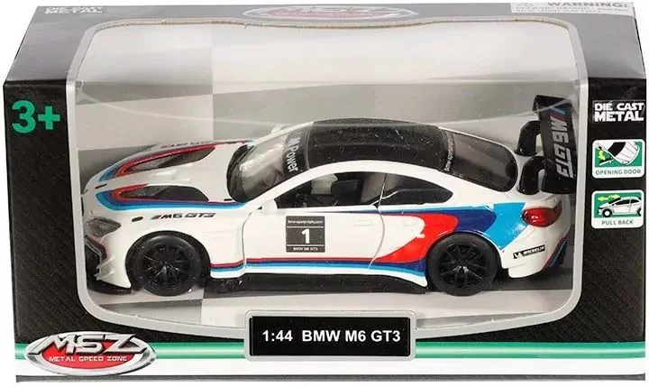 MSZ 1:44 BMW M6 GT3/67381A/white - tantis.pl