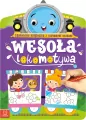 Wesoła lokomotywa. Edukacyjna książeczka - tantis.pl