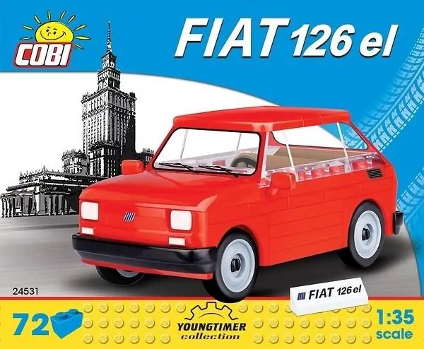 Klocki Cobi. Mały Fiat 126P. 1994 - 1999 - tantis.pl