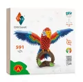 Origami 3D papuga/parrot - tantis.pl