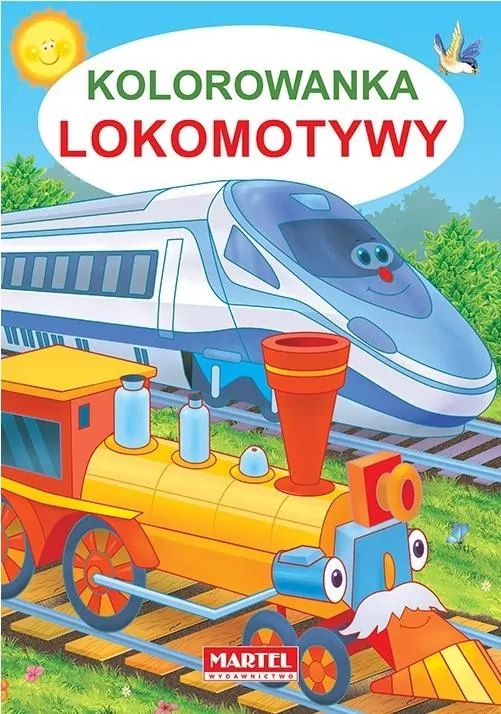 Lokomotywy. Kolorowanka - tantis.pl
