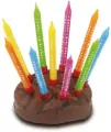Świeczki Happy Birtday z podstawkami - tantis.pl