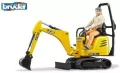 Mikrokoparka JCB 8010 CTS z figurką budowlańca - tantis.pl
